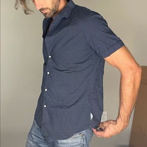 Scotch and Soda short sleeve button down shirt
